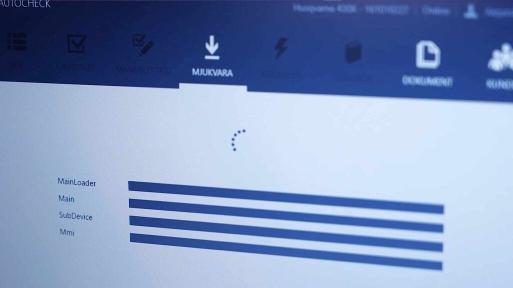 Aggiornamento software del Robot